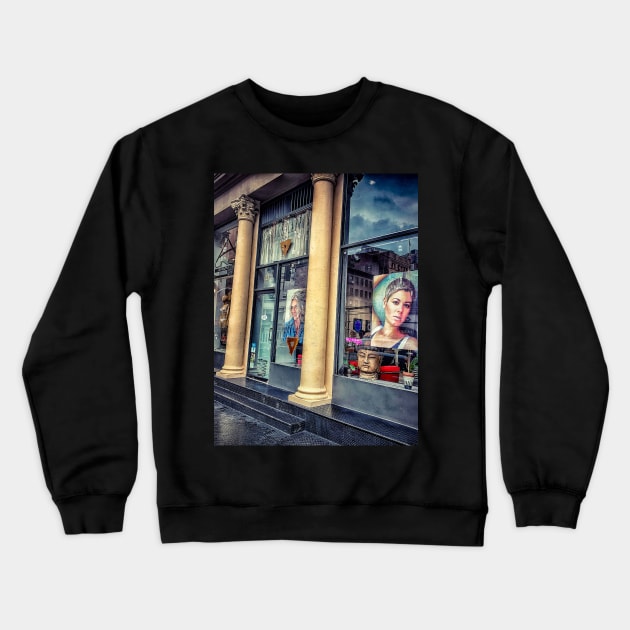 Soho, Manhattan, New York City Crewneck Sweatshirt by eleonoraingrid